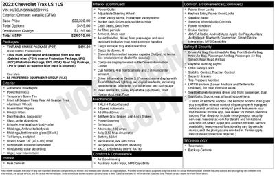 2022 Chevrolet Trax LS