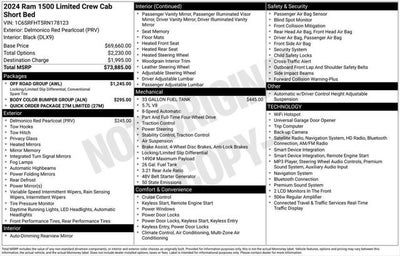 2024 RAM Ram 1500 Limited Crew Cab 4x4 5'7' Box