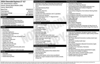 2026 Chevrolet Equinox FWD LT
