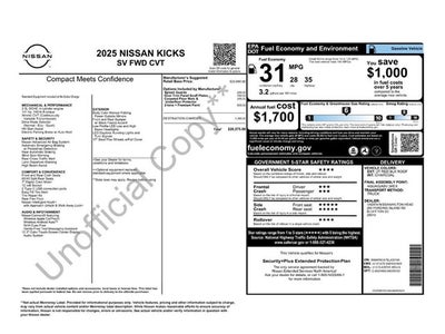 2025 Nissan Kicks SV