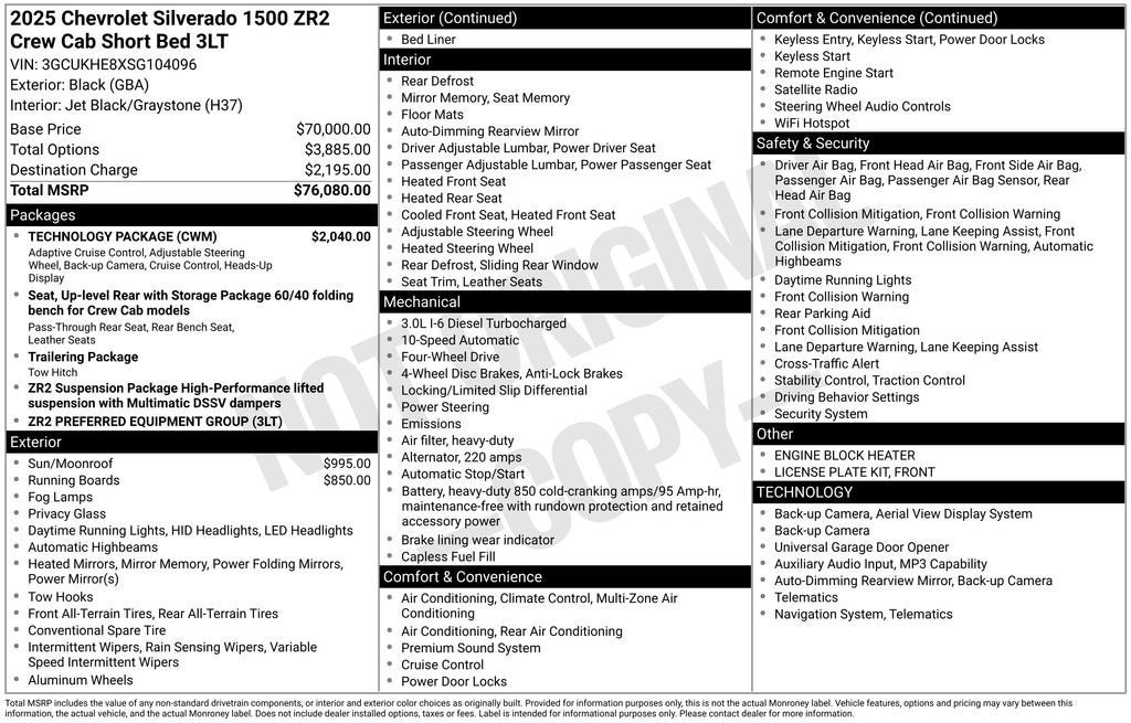 2025 Chevrolet Silverado 1500 ZR2