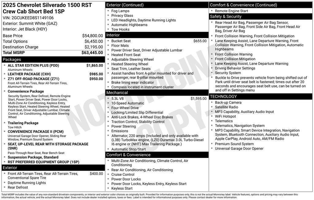 2025 Chevrolet Silverado 1500 Base